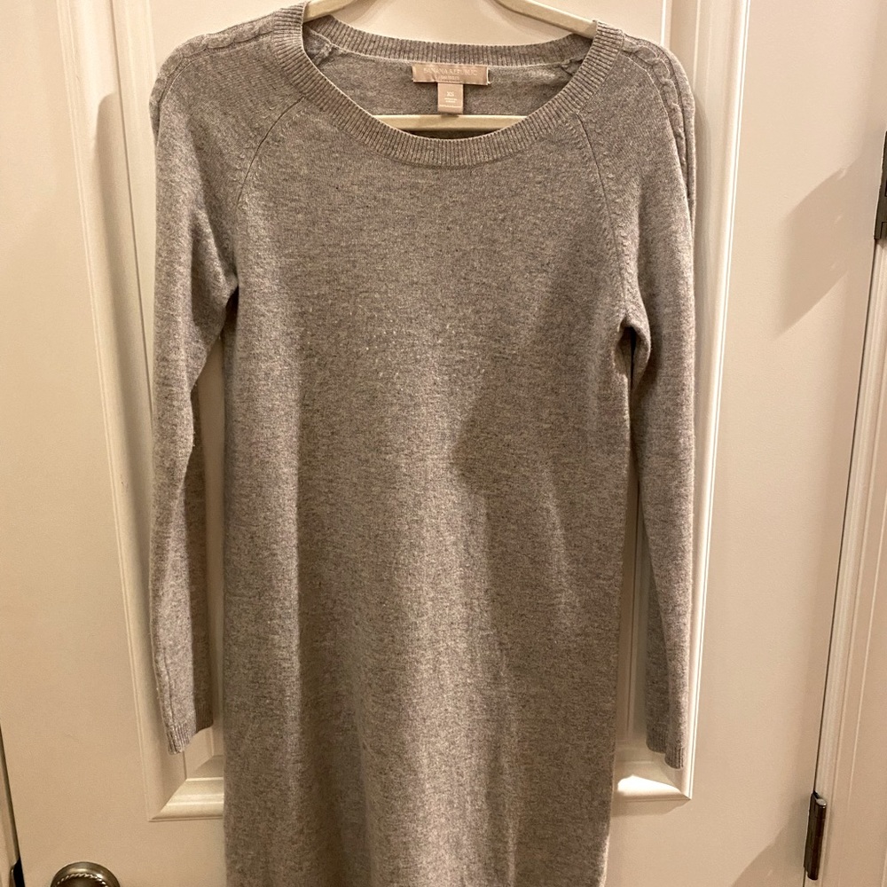 BANANA REPUBLIC Cashmere Sweater Dress | Gray | XS